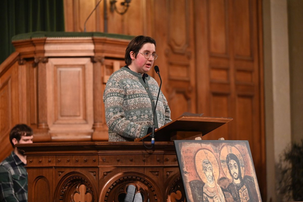 Prière du soir au Temple de Pentemont. © Marie-Christine Bertin / Diocèse de Paris.