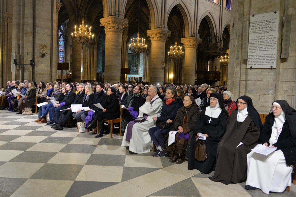 Appel décisif des catéchumènes. © Marie-Christine Bertin / Diocèse de Paris.