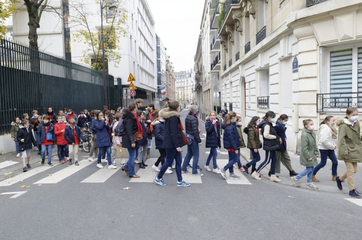 Rassemblement des sixièmes 2021. © Trung-Hieu Do / Diocèse de Paris.