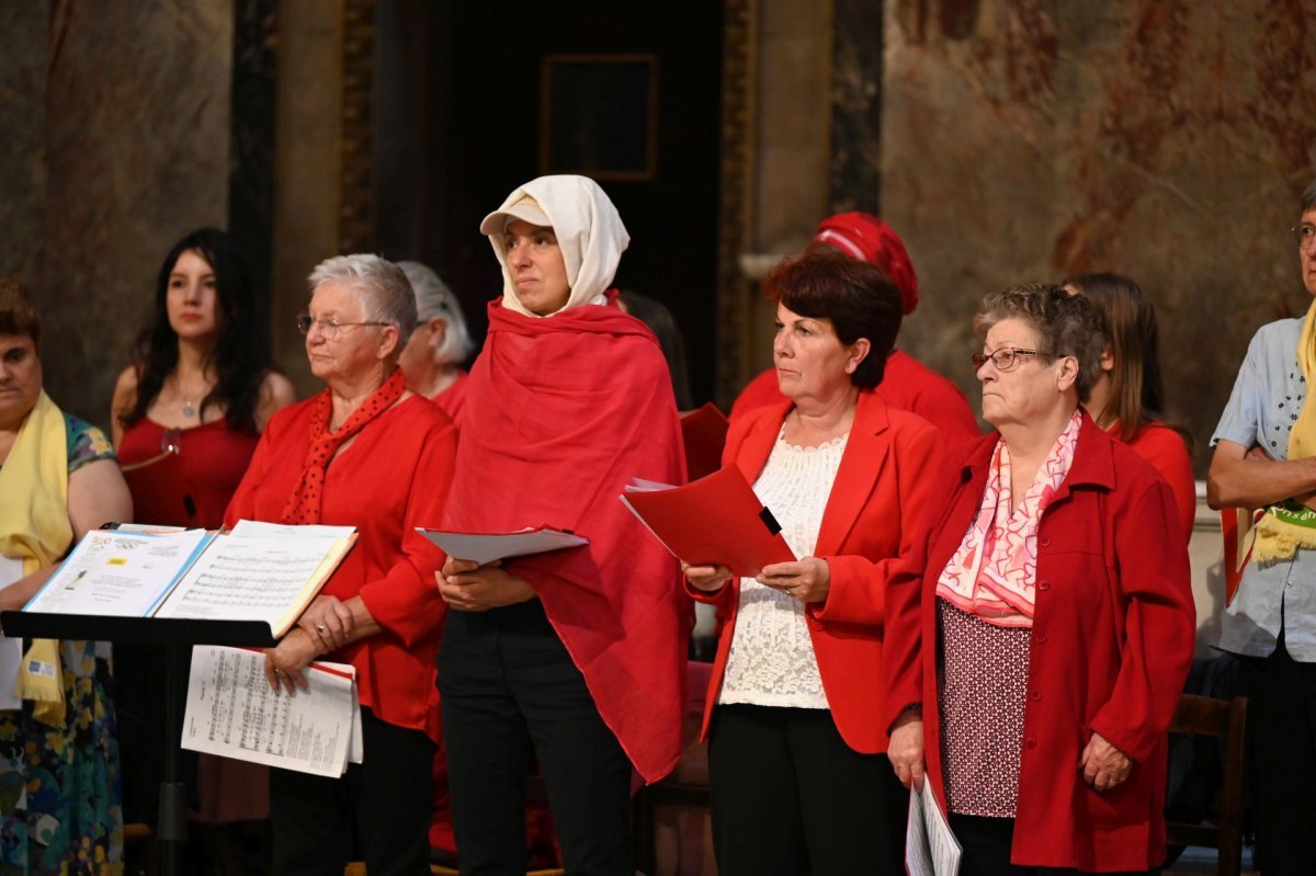 Messe d'ouverture de la Route extra-ordinaire, à l'occasion des (…). © Marie-Christine Bertin / Diocèse de Paris.