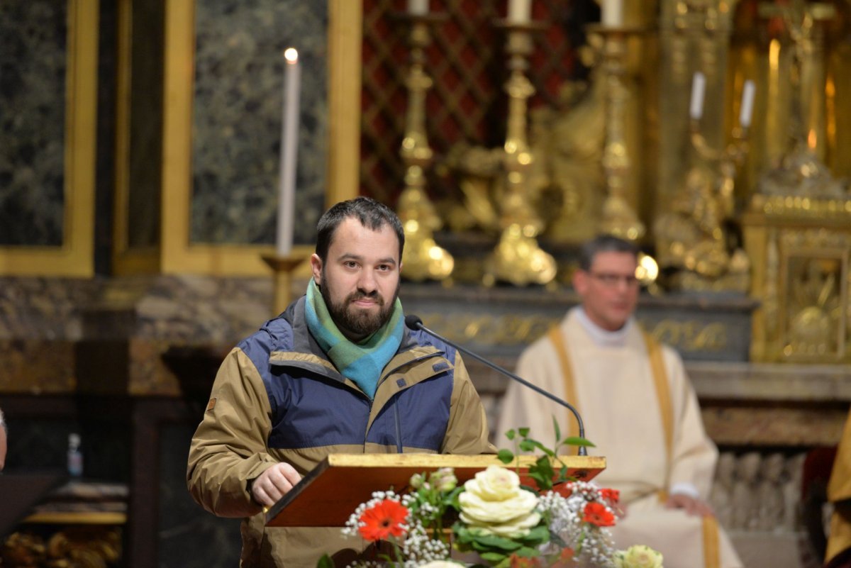 Rencontre des séminaristes d'Île-de-France. © Marie-Christine Bertin / Diocèse de Paris.