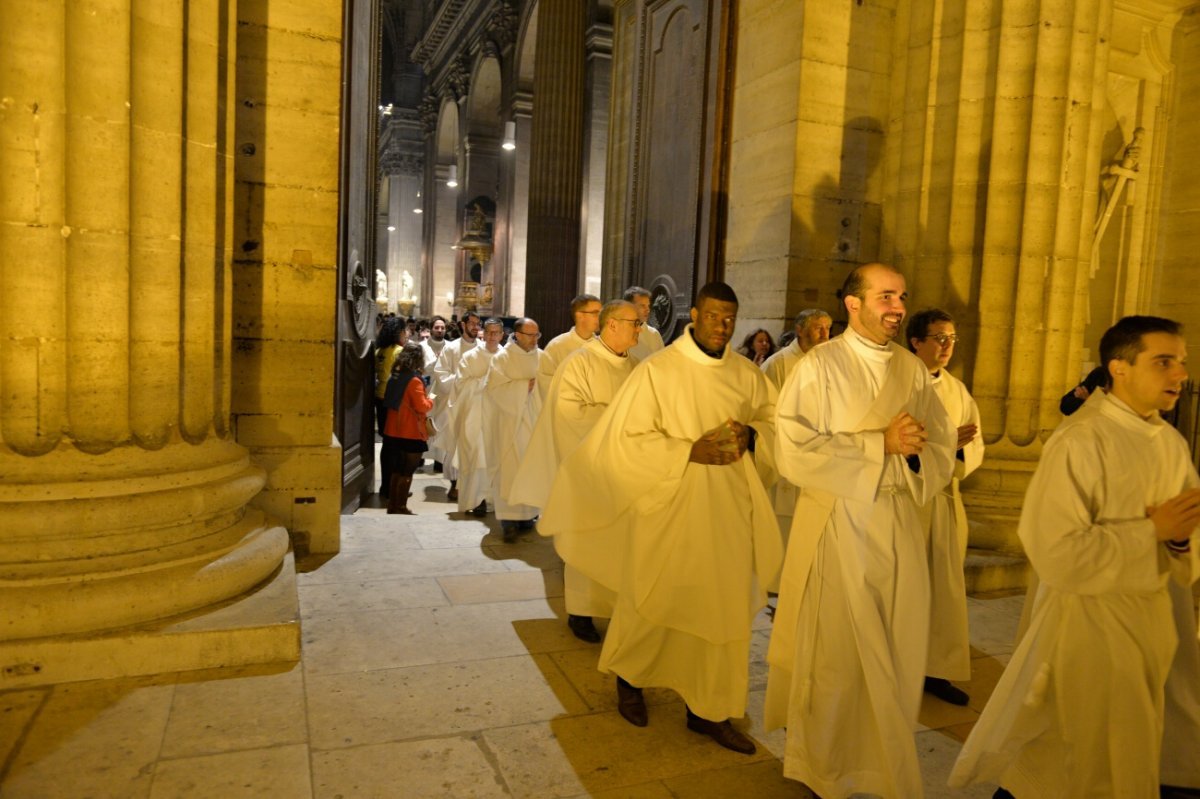 Messe des étudiants d'Île-de-France 2019. © Marie-Christine Bertin / Diocèse de Paris.