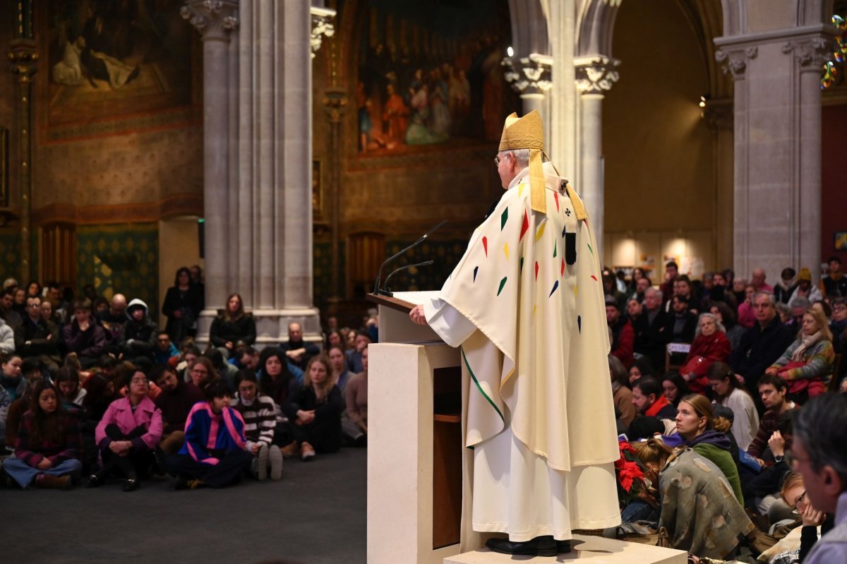 Messe à Saint-Ignace. © Marie-Christine Bertin / Diocèse de Paris.