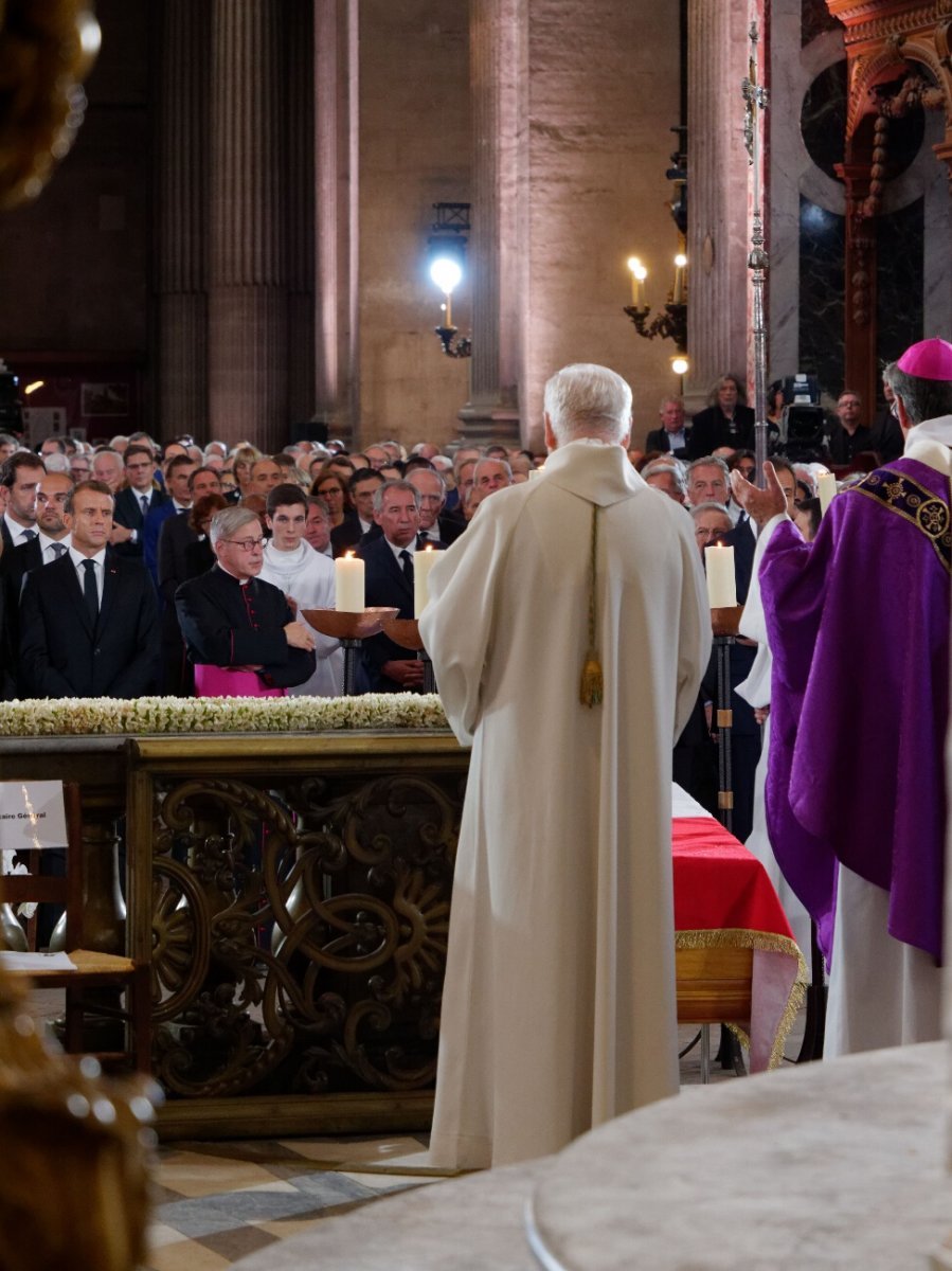 Messe des obsèques de Jacques Chirac à Saint-Sulpice. © Yannick Boschat / Diocèse de Paris.