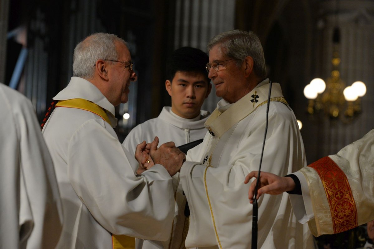 Fête du Séminaire de Paris et du chapitre de la cathédrale 2022. Jeudi 8 décembre 2022. © Marie-Christine Bertin / Diocèse de Paris.