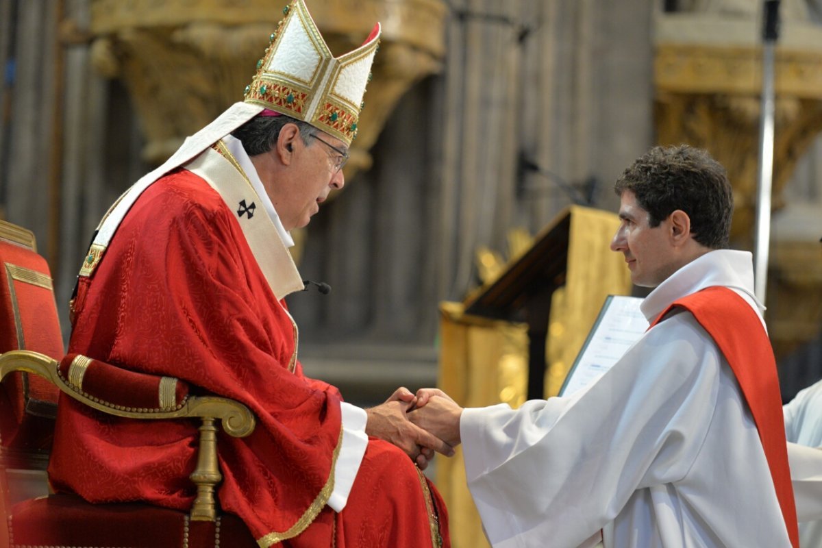 Ordinations sacerdotales 2020. © Marie-Christine Bertin / Diocèse de Paris.