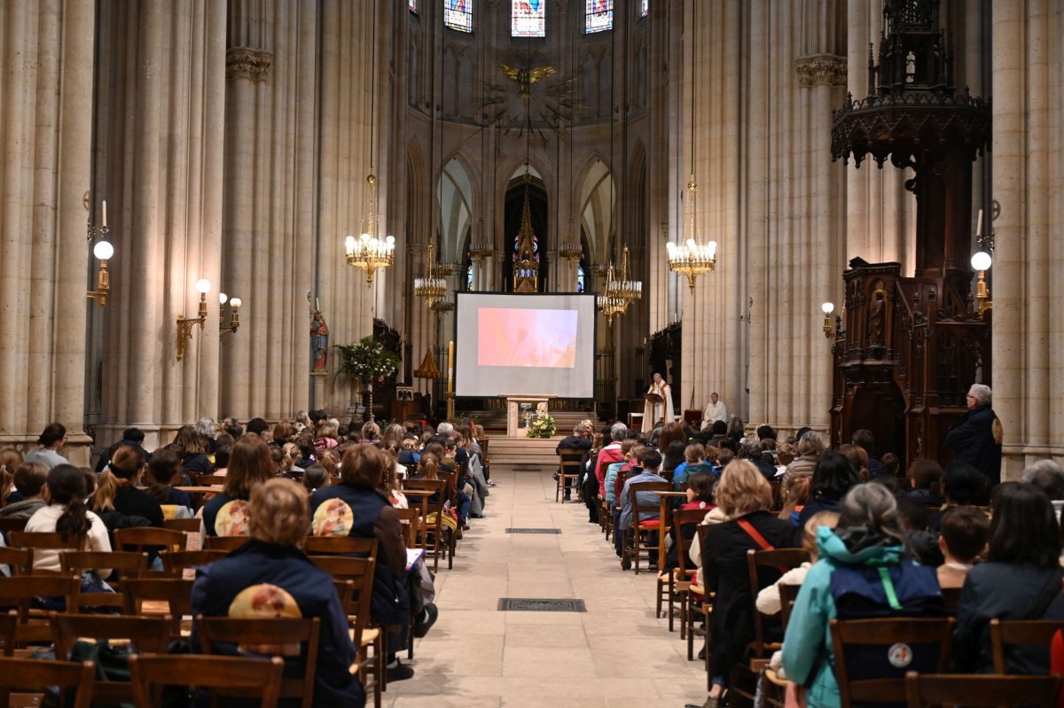 Rassemblement des CM1 2026. © Marie-Christine Bertin / Diocese de Paris.