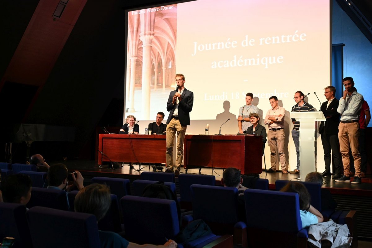 Rentrée de la Faculté Notre-Dame. © Marie-Christine Bertin / Diocèse de Paris.