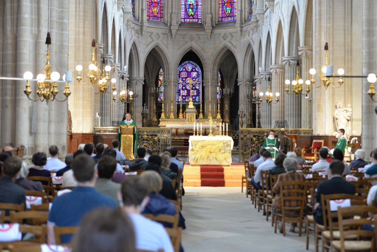 Messe pour les vocations 2021. © Marie-Christine Bertin / Diocèse de Paris.