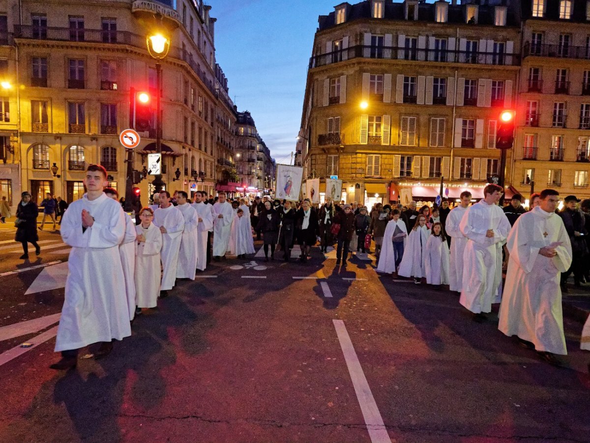 Ouverture de l'année diocésaine des 1600 ans de sainte Geneviève. © Yannick Boschat / Diocèse de Paris.