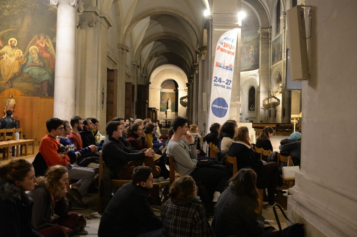 Catéchèse à Notre-Dame des Champs (6e). © Marie-Christine Bertin / Diocèse de Paris.