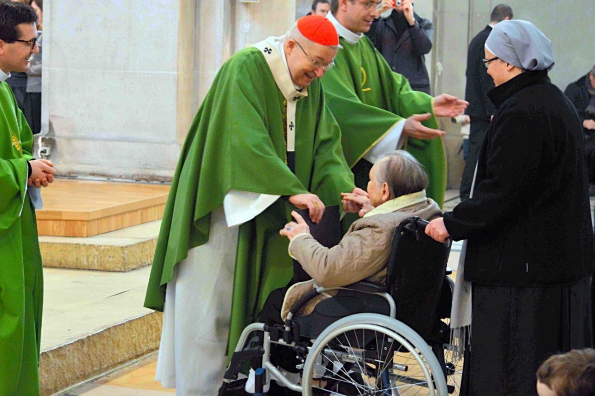 9 février 2014, messe à Notre-Dame des Champs (6e). © Jean-François Bues.