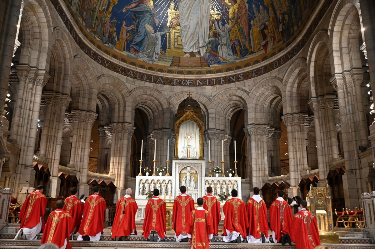 Messe des nouveaux prêtres au Sacré-Cœur de Montmartre 2024. © Marie-Christine Bertin / Diocèse de Paris.