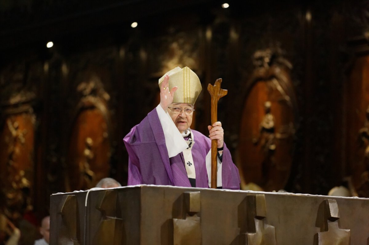 Messe d'action de grâce du cardinal André Vingt-Trois. © Yannick Boschat / Diocèse de Paris.