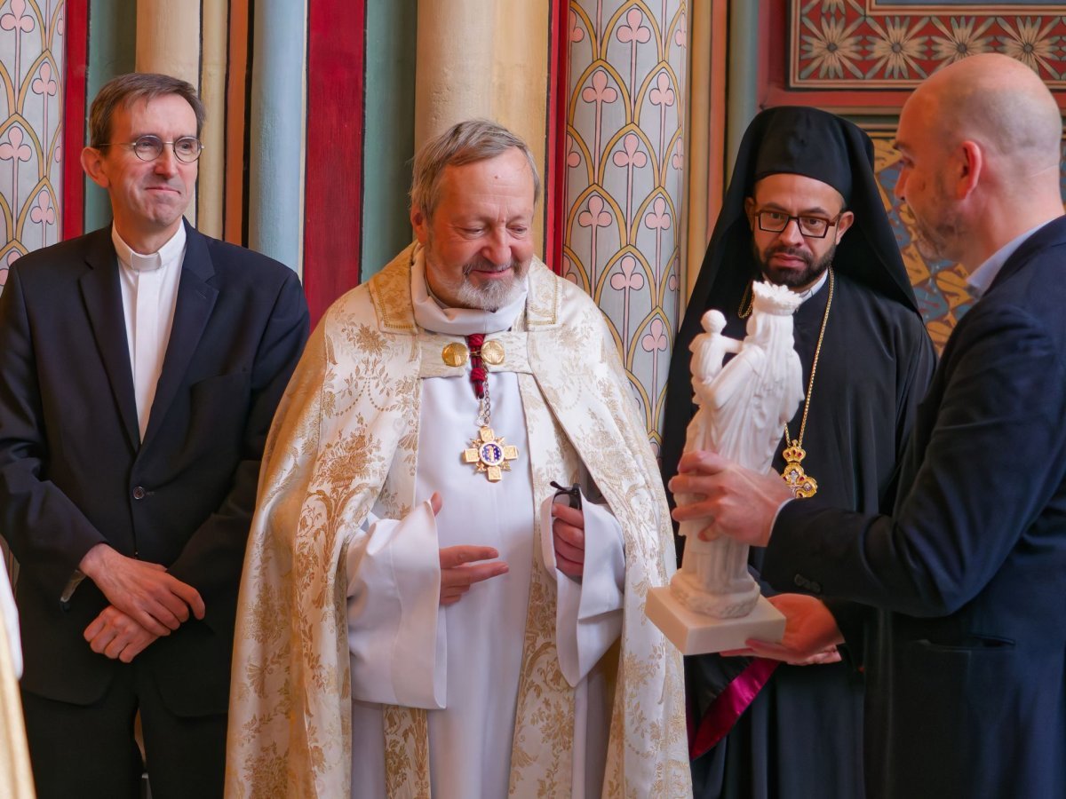 Bénédiction de la chapelle dédiée aux chrétiens d'orient à Notre-Dame (…). © Yannick Boschat / Diocèse de Paris.