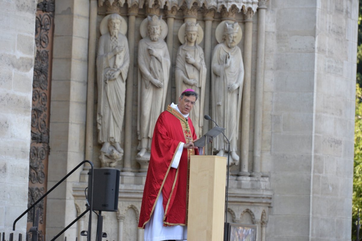 Homélie de Mgr Michel Aupetit, archevêque de Paris. © Marie-Christine Bertin / Diocèse de Paris.