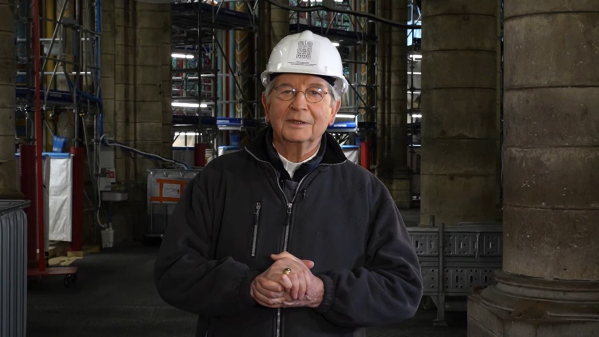 Visite à Notre-Dame de Paris. 13 décembre 2022. © D. R..