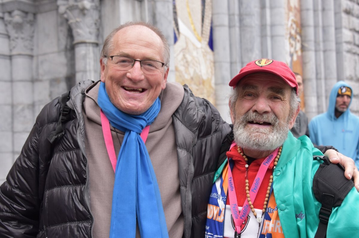 Rencontres européennes à Lourdes avec Fratello 2019. © François-Régis Salefran.