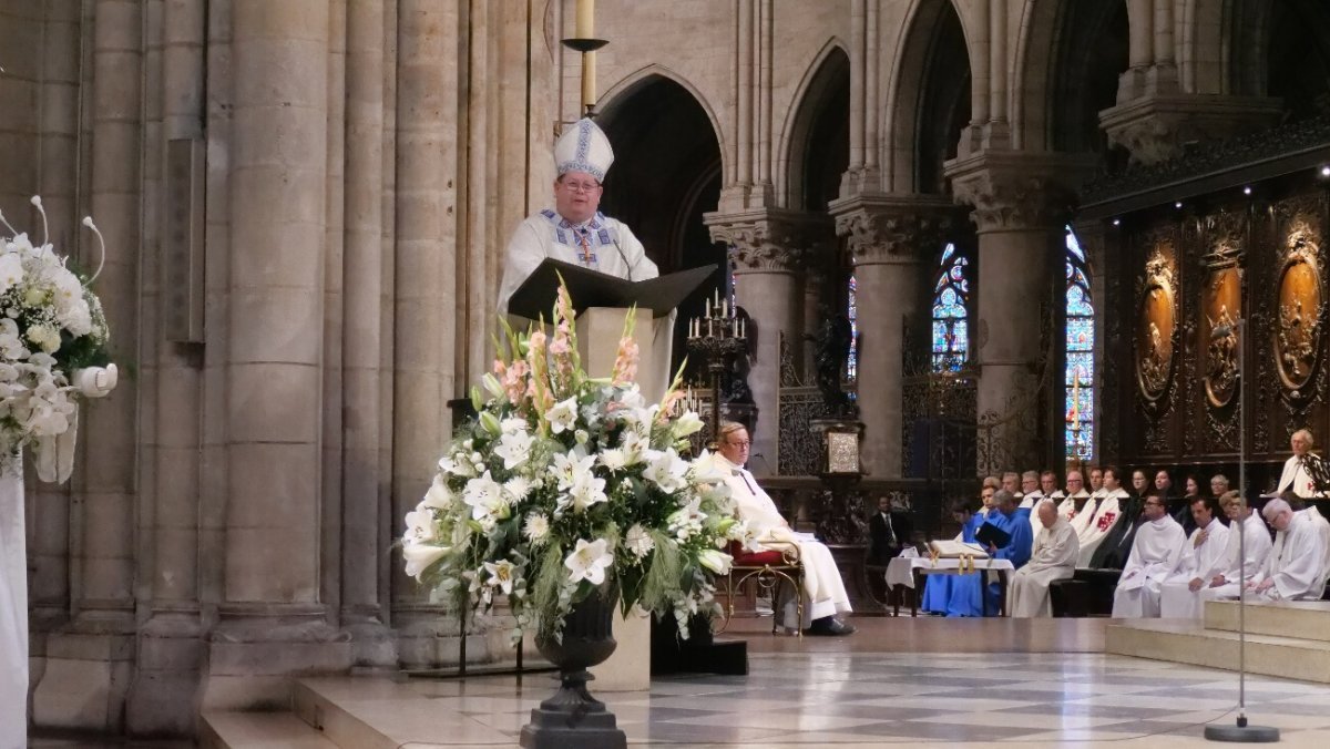 Messe anticipée de l'Assomption. © Yannick Boschat / Diocèse de Paris.