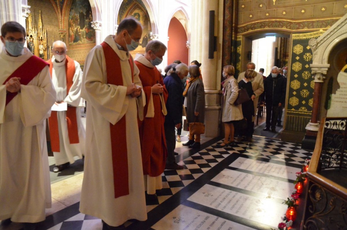 Hommage aux jésuites martyrs de la Commune de Paris en l'église (…). © Michel Pourny / Diocèse de Paris.