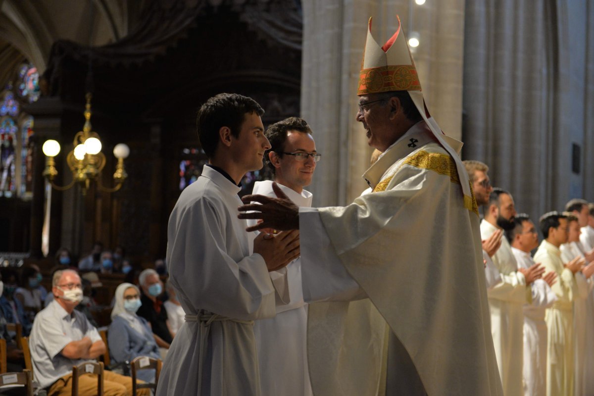 Messe de rentrée du Séminaire de Paris. © Marie-Christine Bertin / Diocèse de Paris.