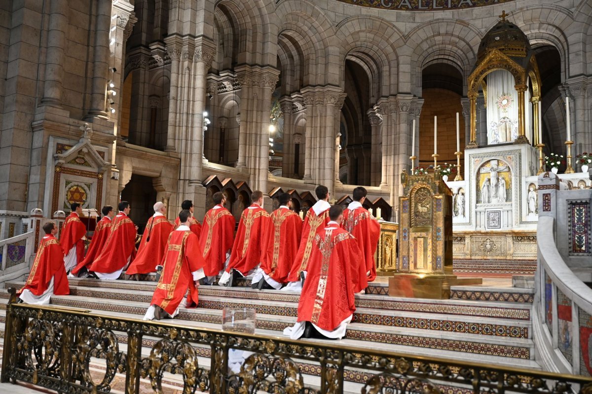 Messe des nouveaux prêtres au Sacré-Cœur de Montmartre 2024. © Marie-Christine Bertin / Diocèse de Paris.