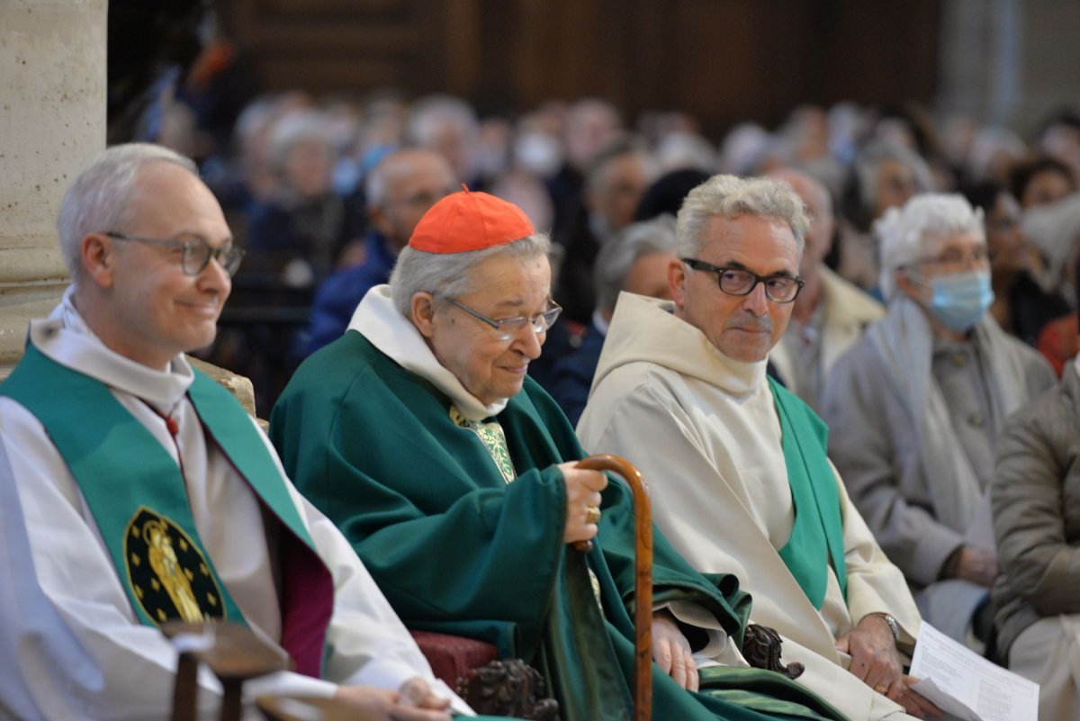 Anniversaire du cardinal André Vingt-Trois. © Marie-Christine Bertin / Diocèse de Paris.