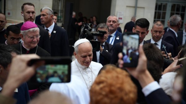 Rencontre du pape Léon XIV avec les membres de l'Assemblée synodale provinciale