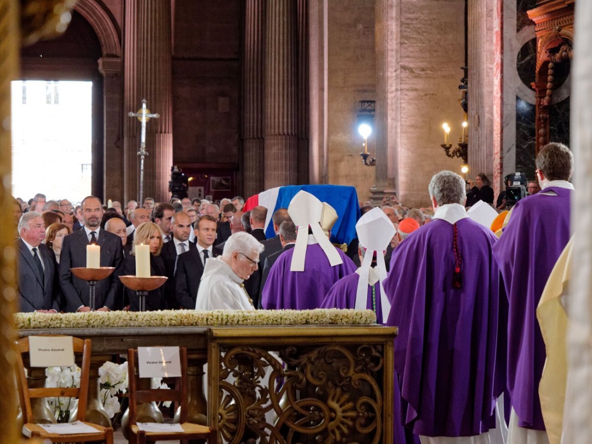 Messe des obsèques de Jacques Chirac à Saint-Sulpice. © Yannick Boschat / Diocèse de Paris.