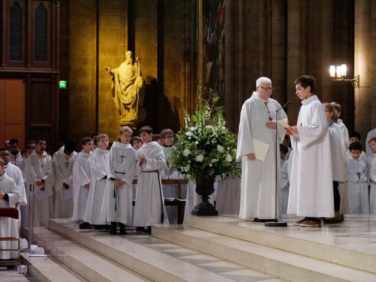 Messe à Notre-Dame de Paris. © Yannick Boschat / Diocèse de Paris.