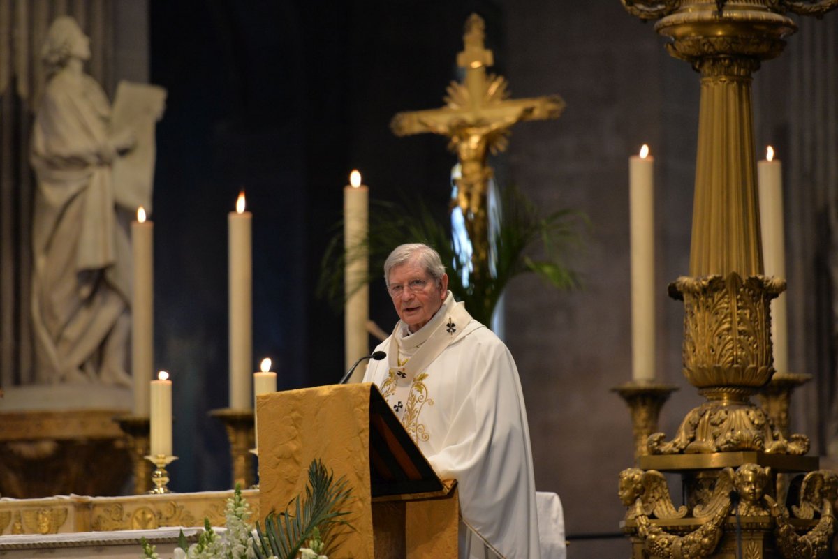 Messe chrismale 2023 à Saint-Sulpice. © Marie-Christine Bertin / Diocèse de Paris.