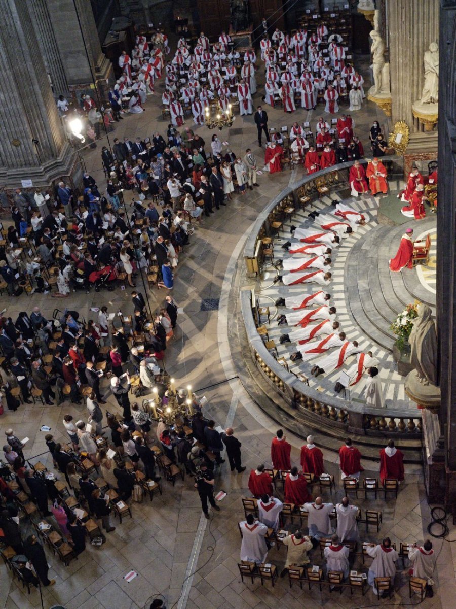 Ordinations sacerdotales 2021 à Saint-Sulpice. © Yannick Boschat / Diocèse de Paris.