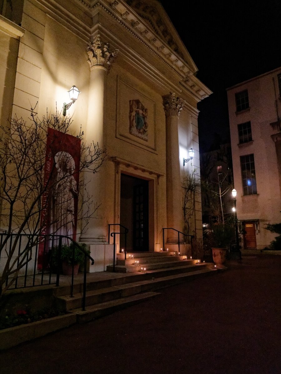 Soirée sainte Geneviève à Notre-Dame de l'Assomption de Passy (16e). © Yannick Boschat / Diocèse de Paris.