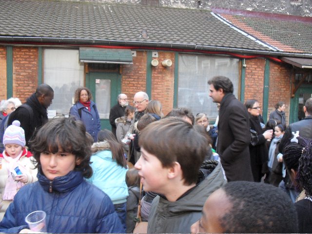 L'après-midi s'est terminée par un goûter. © Alban Rousseau.