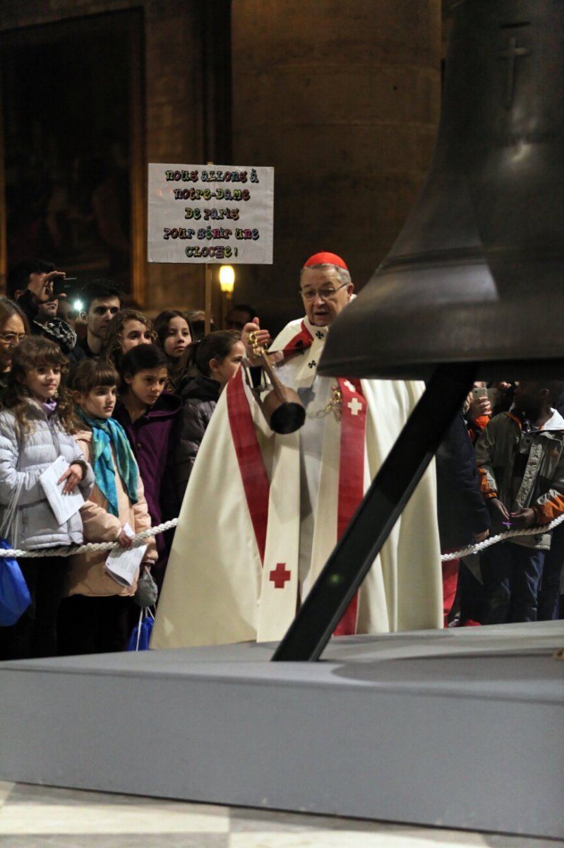 2 février 2013, bénédiction des nouvelles cloches de Notre-Dame de Paris (…). © Yannick Boschat.