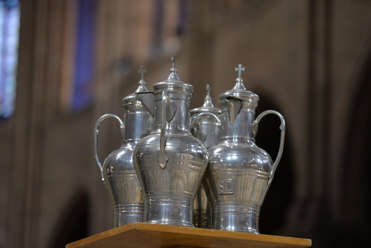 Messe chrismale à Notre-Dame de Paris. © Marie-Christine Bertin / Diocèse de Paris.