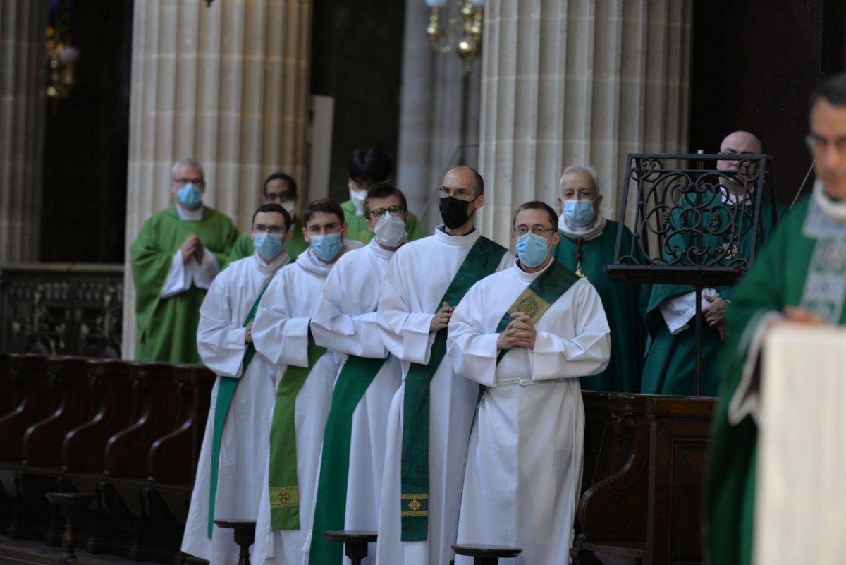 Messe pour les vocations 2021. © Marie-Christine Bertin / Diocèse de Paris.