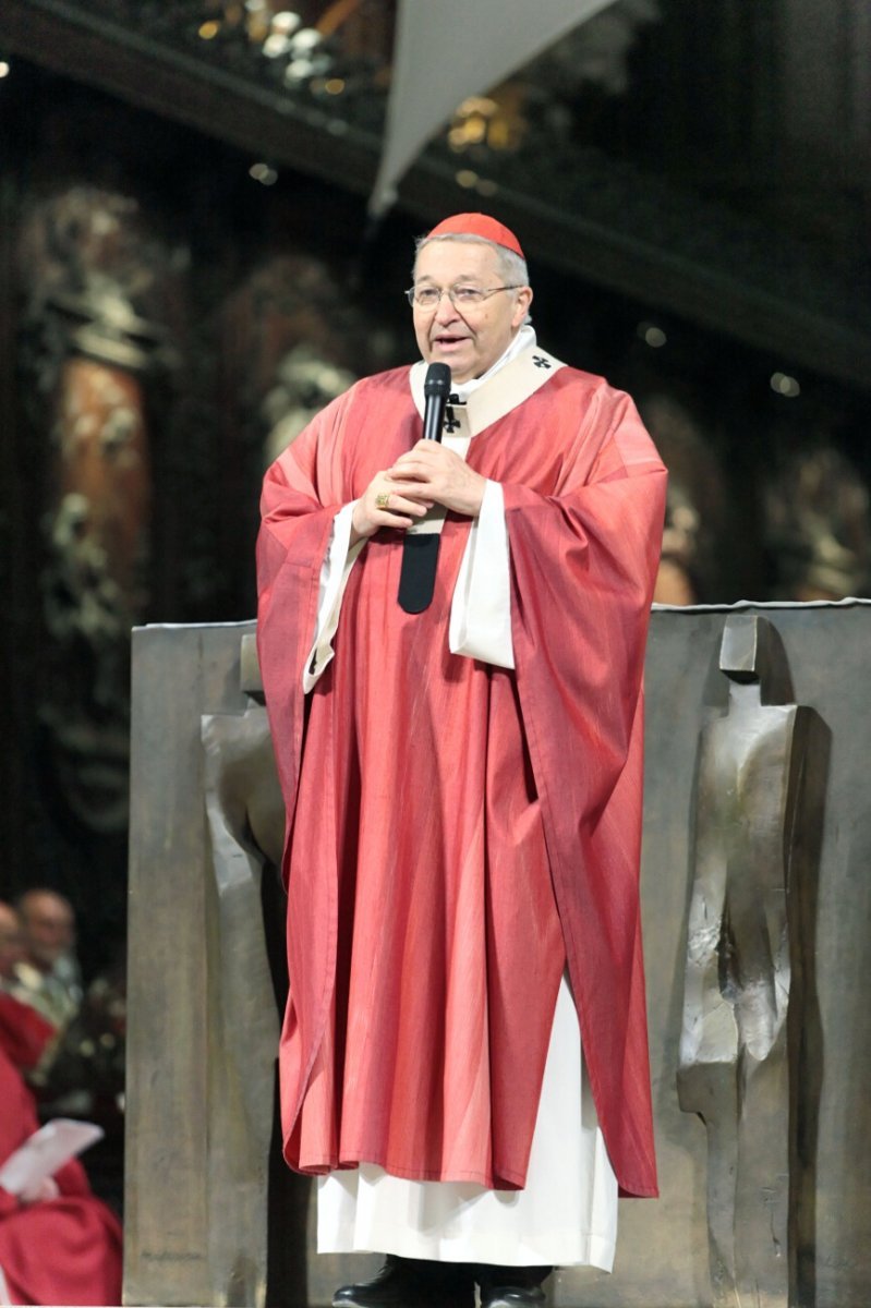 13 octobre 2013, jubilé épiscopal de Mgr Georges Soubrier et du cardinal (…). © Yannick Boschat.