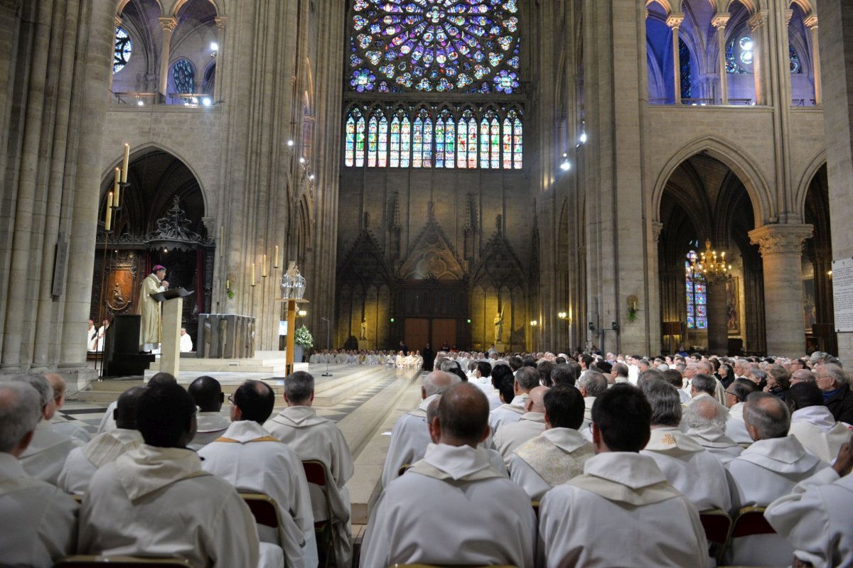 Homélie de Mgr Michel Aupetit. © Marie-Christine Bertin / Diocèse de Paris.