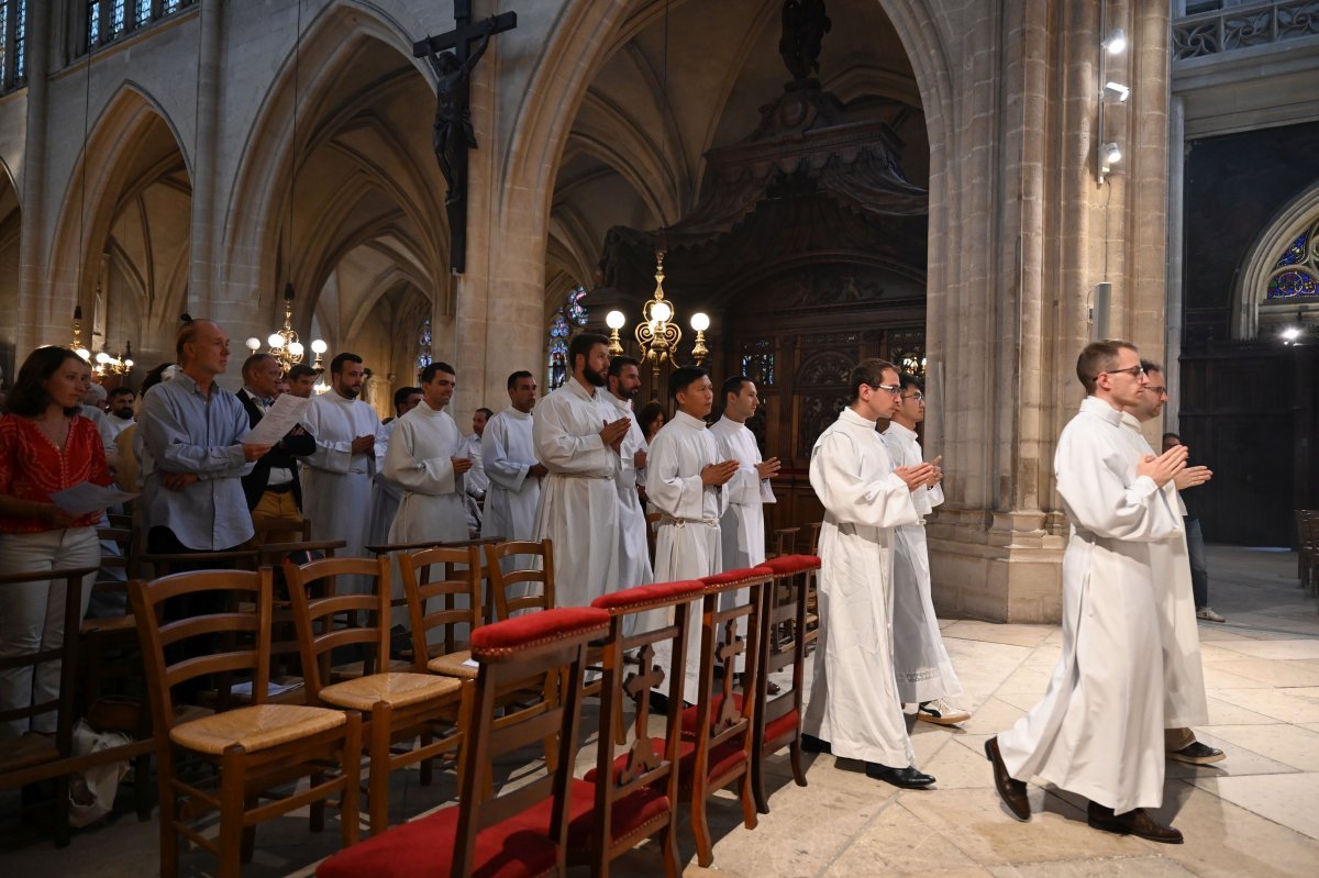 Messe de rentrée du Séminaire de Paris. © Marie-Christine Bertin / Diocese de Paris.