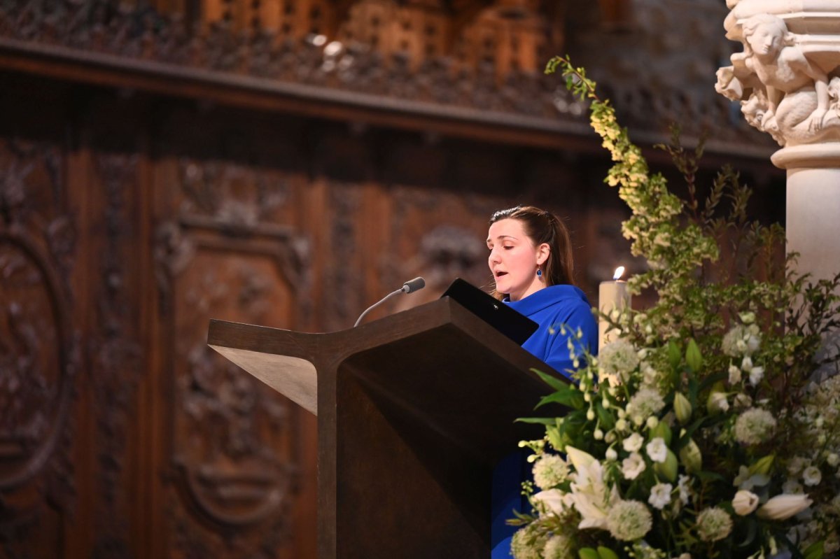 Rencontre des séminaristes d'Île-de-France 2025. Célébration de la messe. © Marie-Christine Bertin / Diocèse de Paris.