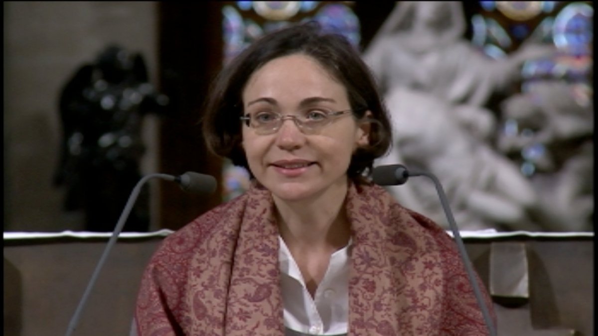 Conférences de Carême 2015 - Laetitia Calmeyn, ordre des vierges- 1er mars 2015. © Kto.