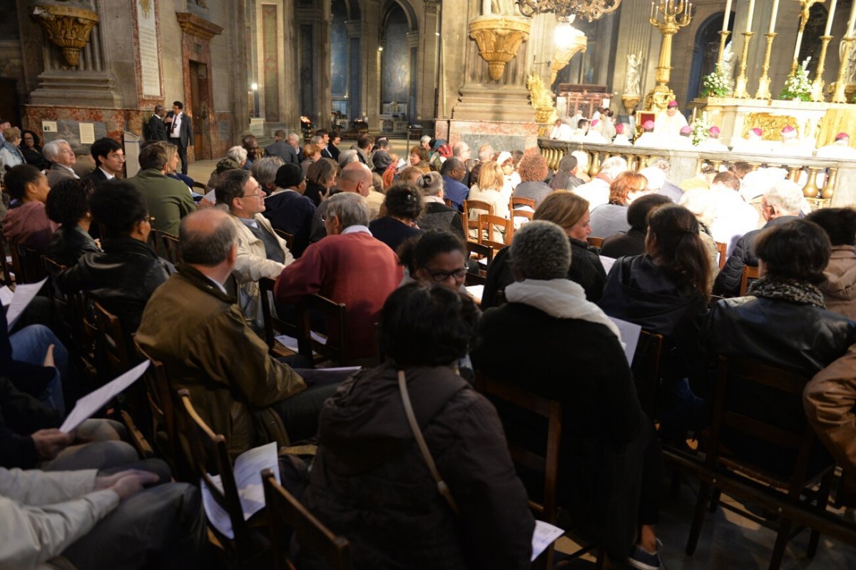 Veillée de prière pour la vie 2019. © Marie-Christine Bertin / Diocèse de Paris.