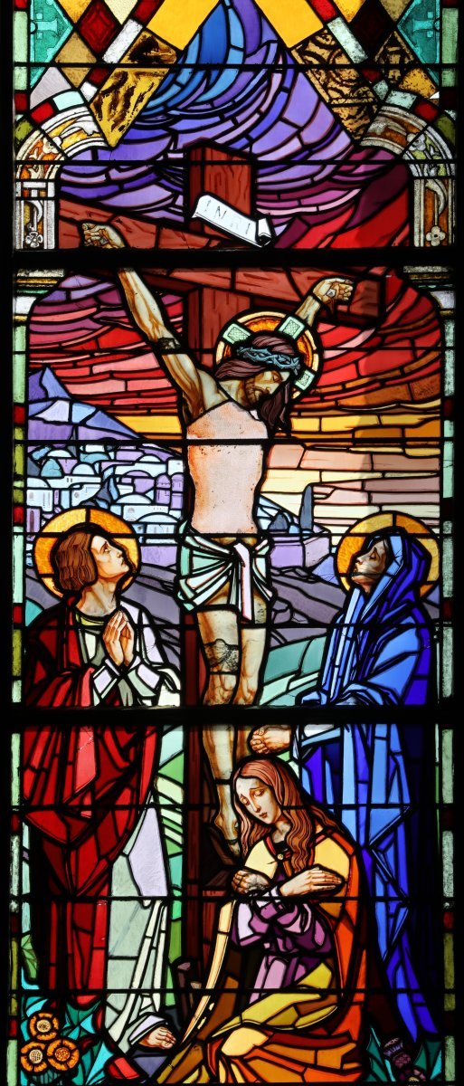 Crucifixion, par Joseph Mauméjean, 1936 ©CDAS Paris. 