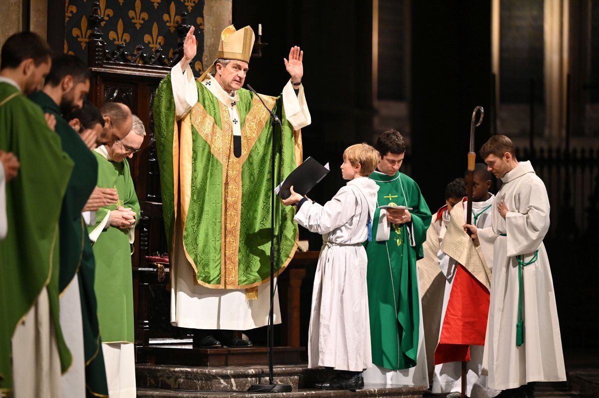 Rassemblement des jeunes au service de la liturgie 2024. © Marie-Christine Bertin / Diocèse de Paris.