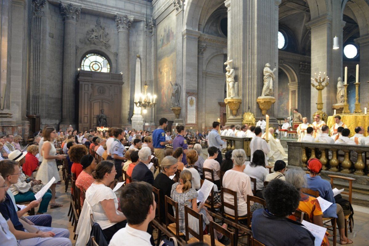 Messe pour les jeunes et les vocations. © Marie-Christine Bertin / Diocèse de Paris.