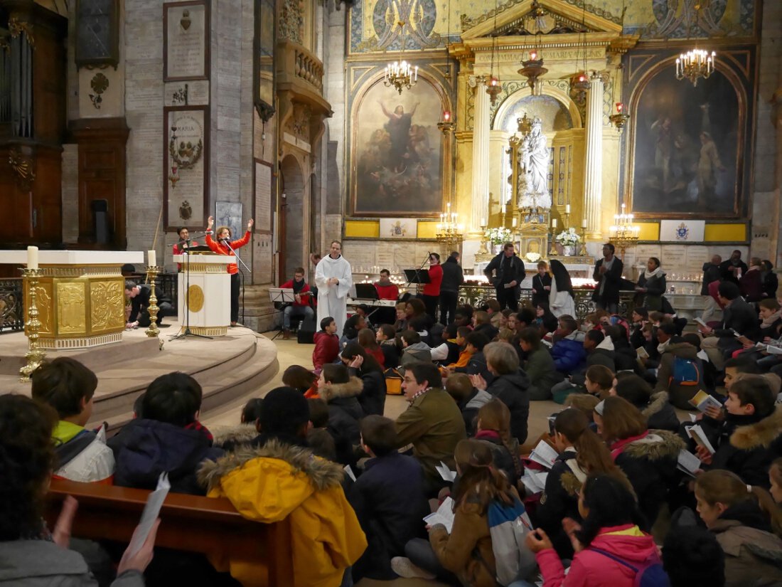 La journée a été animée par le groupe Transcendance. © Yannick Boschat / Diocèse de Paris.