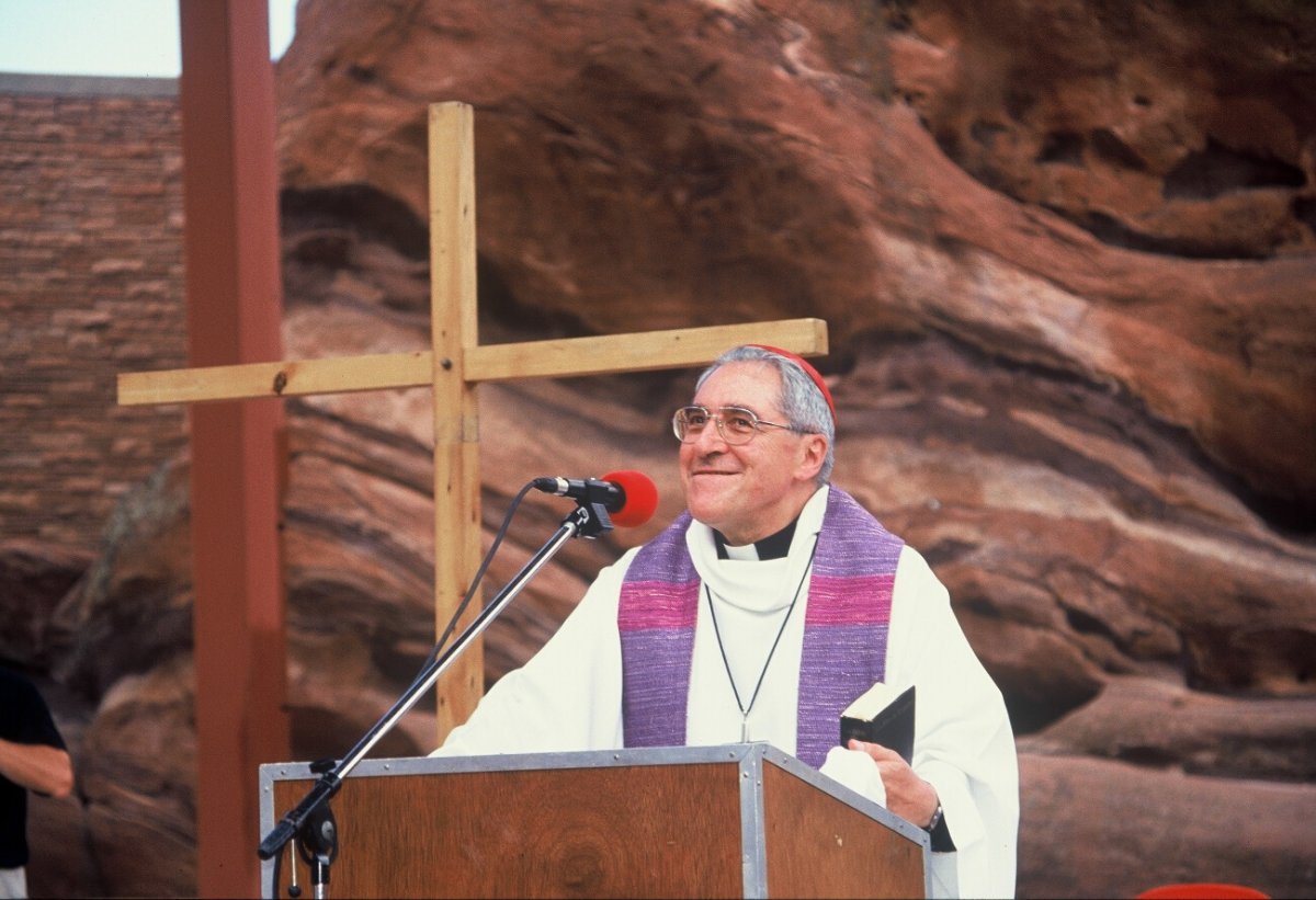 Lors des JMJ à Denver. En 1993. 