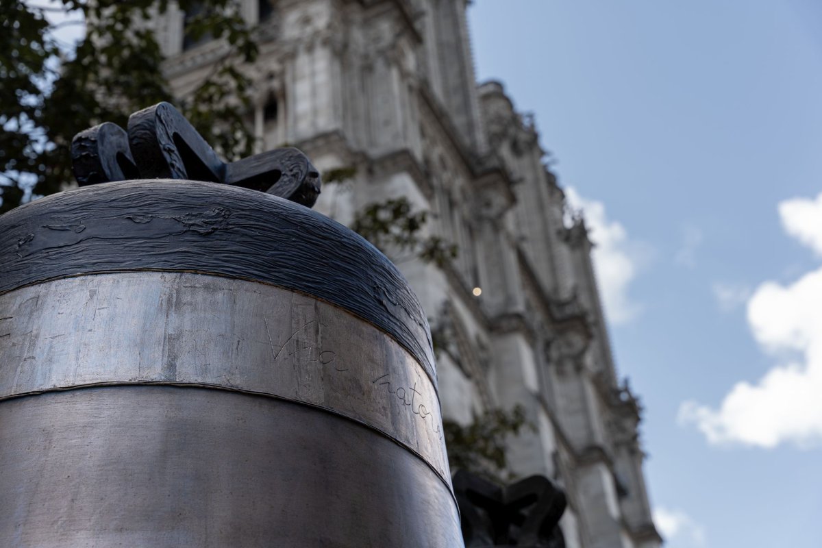 Bénédiction des cloches de retour à Notre-Dame de Paris. © Liam Hoarau / Diocèse de Paris.