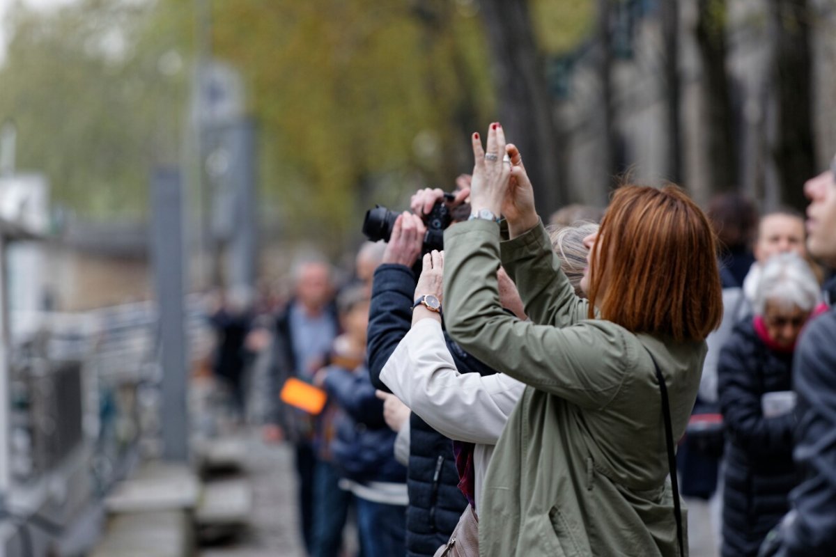 Notre-Dame de Paris, le jour d'après. © Yannick Boschat / Diocèse de Paris.